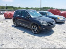 2016 VOLKSWAGEN TIGUAN SE Blue  Gasoline WVGAV7AX5GW516965 photo #2