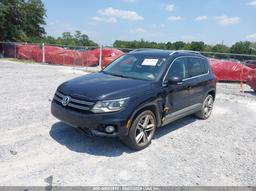 2016 VOLKSWAGEN TIGUAN SE Blue  Gasoline WVGAV7AX5GW516965 photo #3