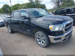 2019 RAM 1500 BIG HORN/LONE STAR  4X4 5'7 BOX Black  Gasoline 1C6RRFFG0KN675879 photo #2