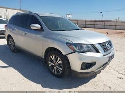 2017 NISSAN PATHFINDER S Silver  Gasoline 5N1DR2MN5HC691508 photo #2