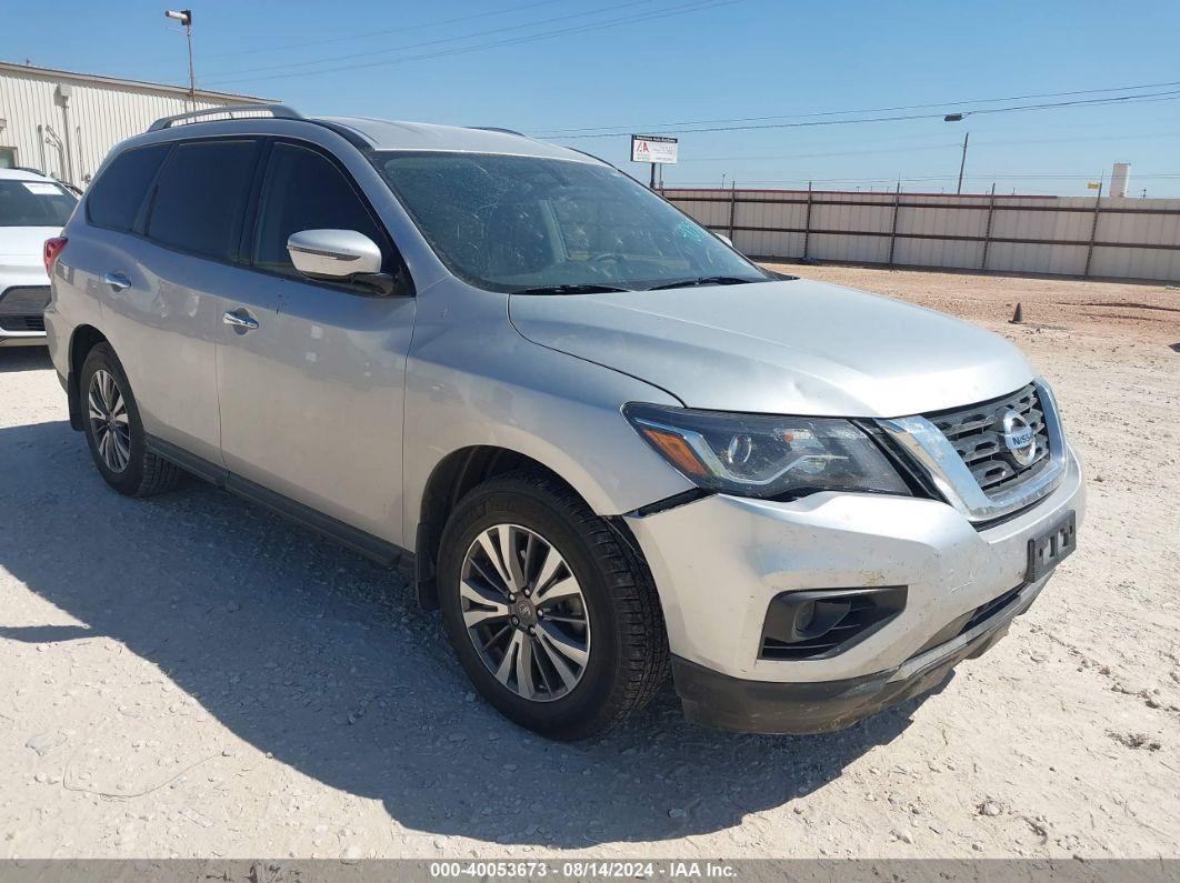 2017 NISSAN PATHFINDER S Silver  Gasoline 5N1DR2MN5HC691508 photo #1