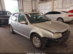 2005 VOLKSWAGEN GOLF GL 2.0L Silver  Gasoline 9BWFL61J454034699 photo #2