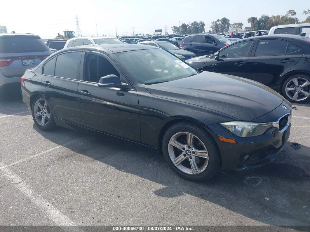 2015 BMW 328I Black  Gasoline WBA3C1C57FK120373 photo #1