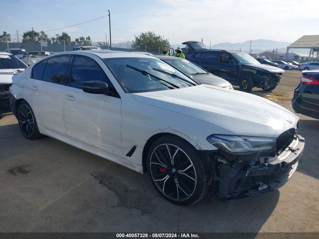 2021 BMW 540I White  Gasoline WBA53BJ04MCG11371 photo #1