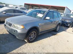 2004 BMW X3 2.5I Silver  Gasoline WBXPA734X4WB26118 photo #3