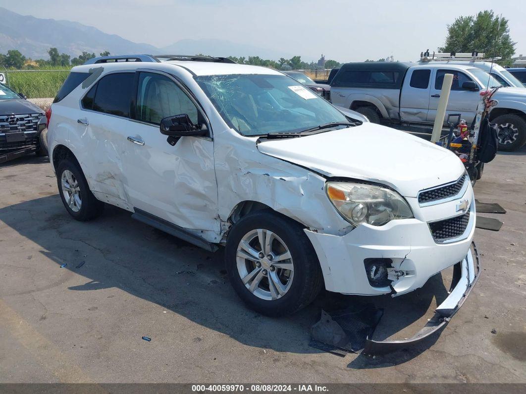 2012 CHEVROLET EQUINOX LTZ White  Flexible Fuel 2GNFLGEK1C6118761 photo #1