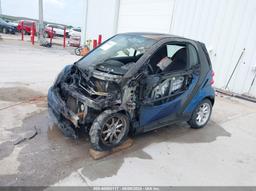 2008 SMART FORTWO PASSION/PURE Blue  Gasoline WMEEJ31X98K162095 photo #3