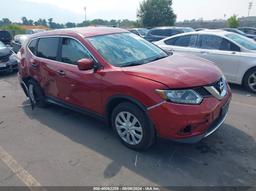 2016 NISSAN ROGUE S Maroon  Gasoline KNMAT2MV0GP650431 photo #2