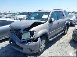 2002 TOYOTA SEQUOIA LIMITED V8 Gray  Gasoline 5TDZT38A42S132613 photo #3