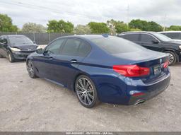 2018 BMW 540I Blue  Gasoline WBAJE5C50JWA94390 photo #4