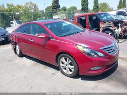 2011 HYUNDAI SONATA LIMITED Red  Gasoline 5NPEC4AC4BH196303 photo #2