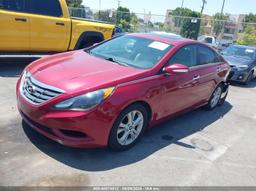 2011 HYUNDAI SONATA LIMITED Red  Gasoline 5NPEC4AC4BH196303 photo #3