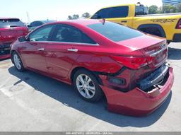 2011 HYUNDAI SONATA LIMITED Red  Gasoline 5NPEC4AC4BH196303 photo #4