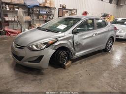 2016 HYUNDAI ELANTRA SE Gray  Gasoline 5NPDH4AE4GH679201 photo #3