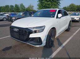 2021 AUDI Q8 PREMIUM PLUS 55 TFSI QUATTRO TIPTRONIC White  Gasoline WA1EVAF11MD005293 photo #3