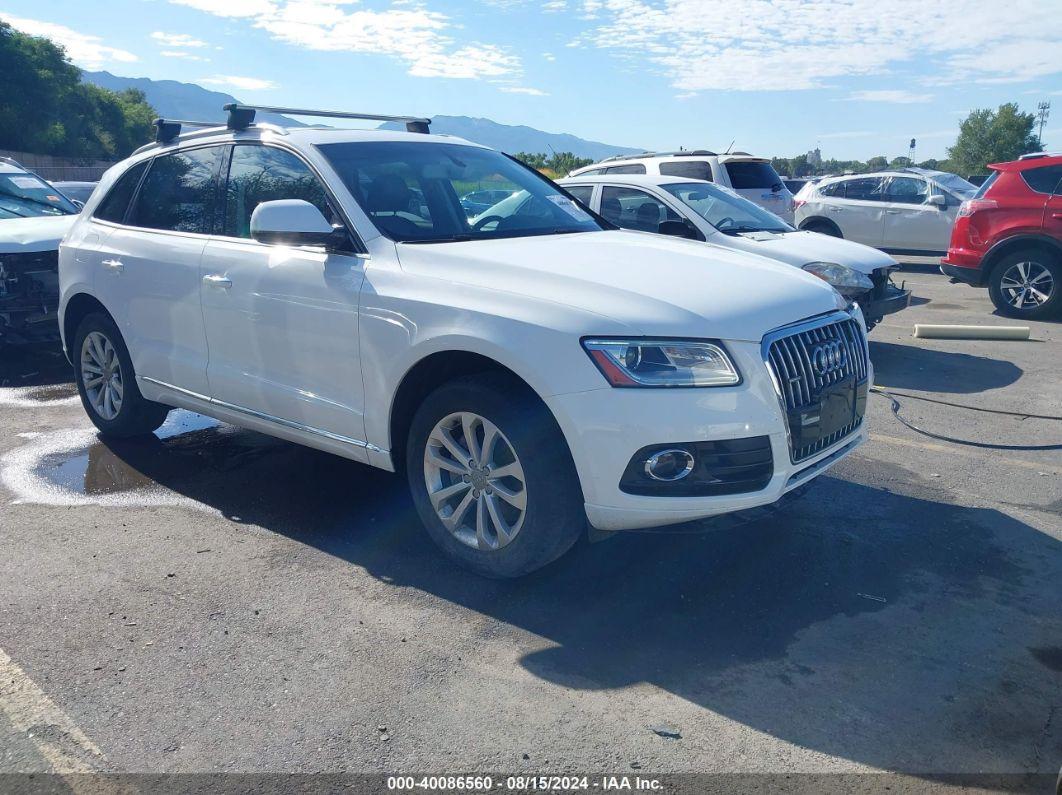 2017 AUDI Q5 2.0T PREMIUM White  Flexible Fuel WA1C2AFP4HA073406 photo #1