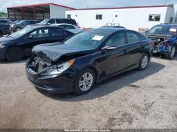 2014 HYUNDAI SONATA GLS Black  Gasoline 5NPEB4AC1EH897209 photo #3