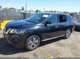 2020 NISSAN PATHFINDER S 2WD Black  Gasoline 5N1DR2AN0LC604269 photo #3