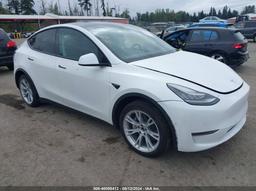 2020 TESLA MODEL Y LONG RANGE DUAL MOTOR ALL-WHEEL DRIVE White  Electric 5YJYGDEE4LF016749 photo #2