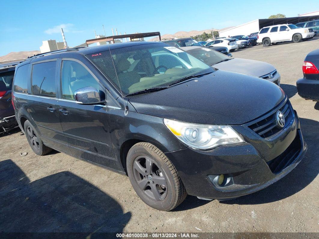 2009 VOLKSWAGEN ROUTAN SEL PREMIUM Black  Gasoline 2V8HW64X89R581265 photo #1