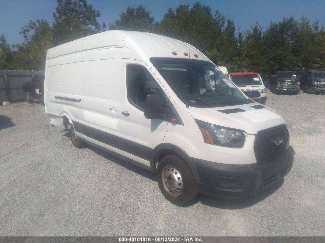 2021 FORD TRANSIT-350 CARGO VAN White  Gasoline 1FTRS4X89MKA11027 photo #1