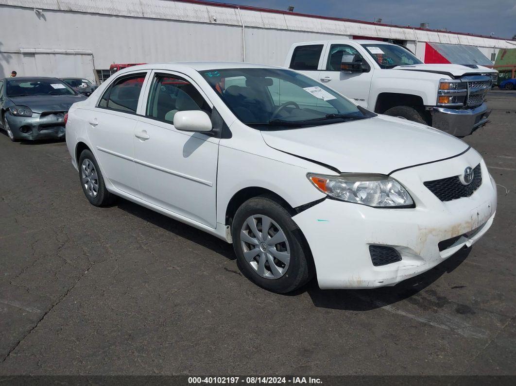 2009 TOYOTA COROLLA LE White  Gasoline JTDBL40E99J040930 photo #1