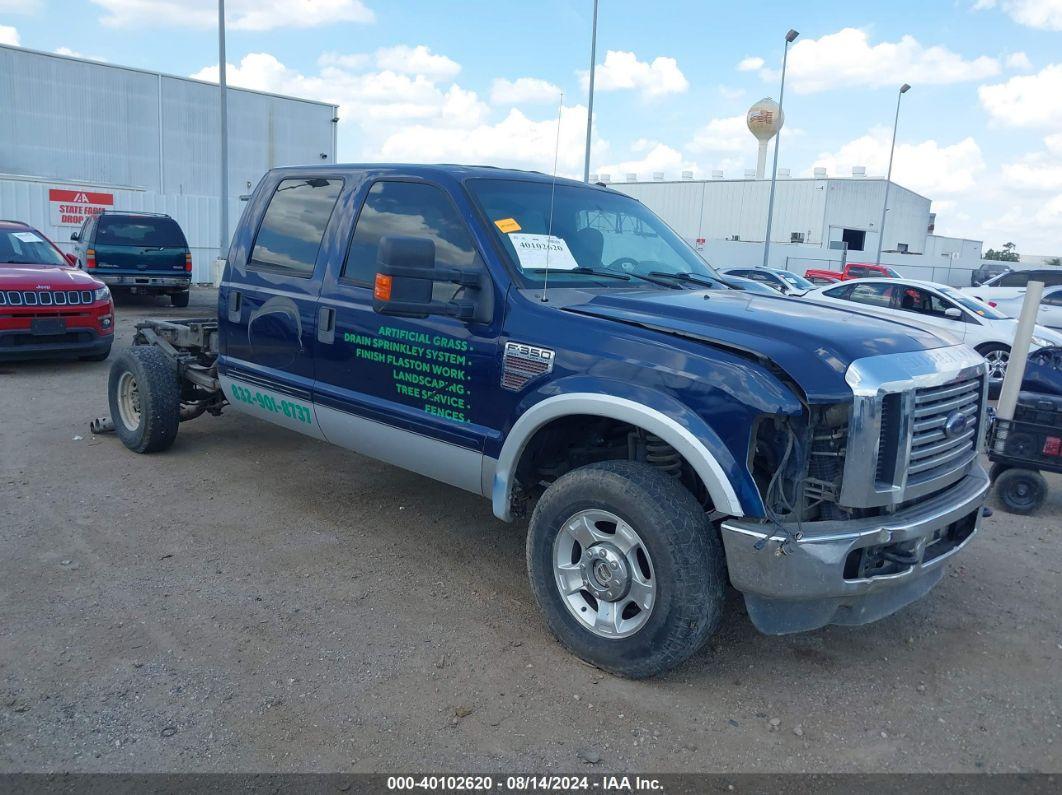 2008 FORD F-350 LARIAT Blue  Diesel 1FTWW31R78ED00723 photo #1