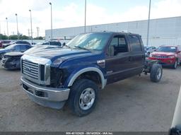 2008 FORD F-350 LARIAT Blue  Diesel 1FTWW31R78ED00723 photo #3