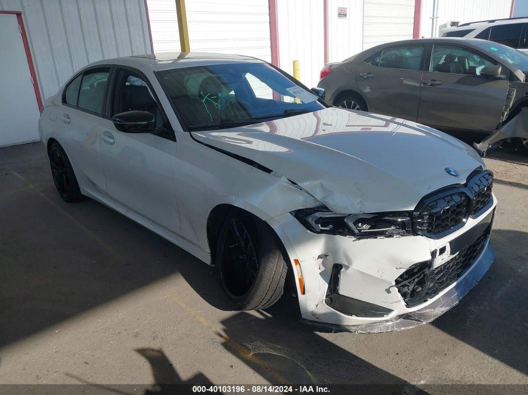 2023 BMW 330I White  Gasoline 3MW69FF07P8D50524 photo #1