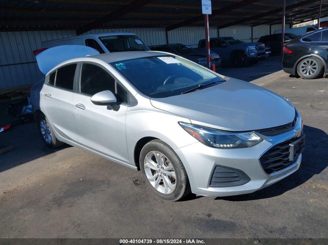 2019 CHEVROLET CRUZE LT Silver  Gasoline 1G1BE5SM6K7144291 photo #1