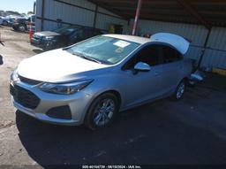 2019 CHEVROLET CRUZE LT Silver  Gasoline 1G1BE5SM6K7144291 photo #3