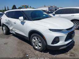 2021 CHEVROLET BLAZER FWD 1LT White  Gasoline 3GNKBBRA1MS526945 photo #2