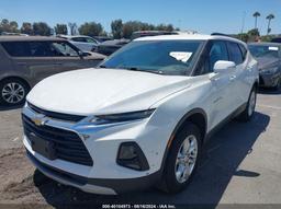 2021 CHEVROLET BLAZER FWD 1LT White  Gasoline 3GNKBBRA1MS526945 photo #3