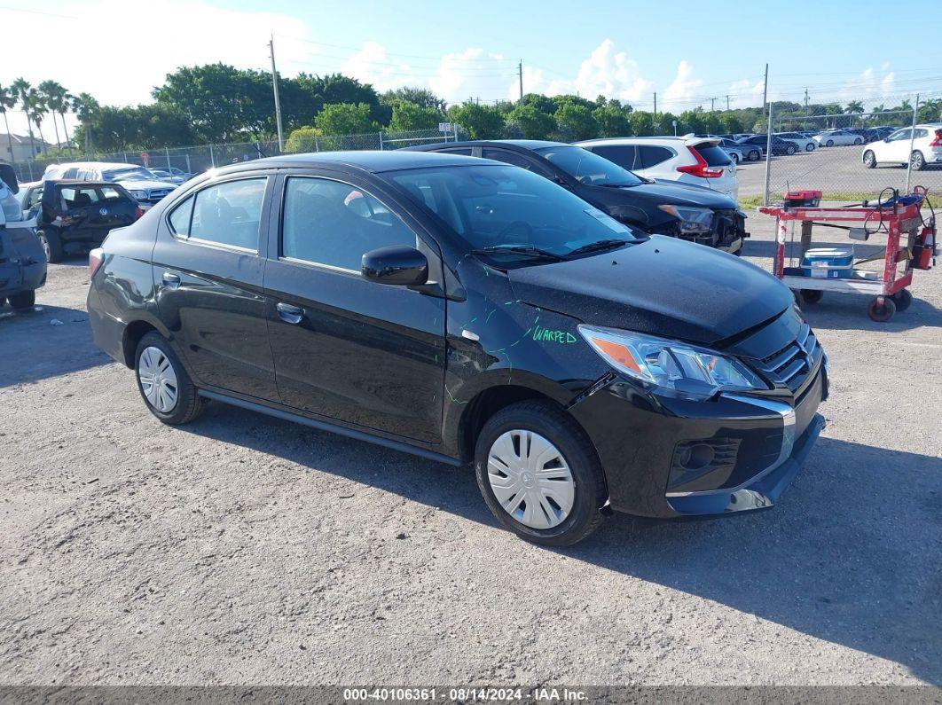 2024 MITSUBISHI MIRAGE G4 ES Black  Gasoline ML32FUFJ6RHF08184 photo #1