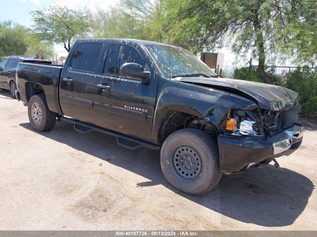 2011 CHEVROLET SILVERADO 1500 LT Black  Flexible Fuel 3GCPCSE04BG192144 photo #1