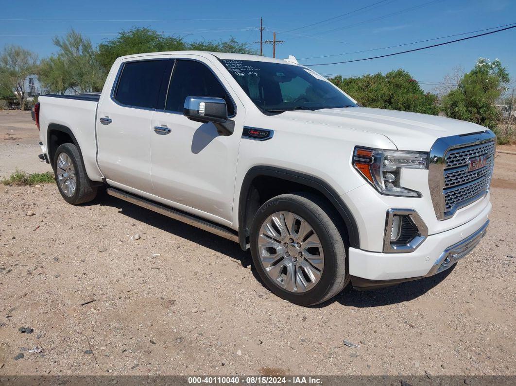 2020 GMC SIERRA 1500 4WD  SHORT BOX DENALI White  Gasoline 3GTU9FEL6LG325619 photo #1