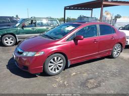 2011 HONDA CIVIC EX Red  Gasoline 2HGFA1F85BH542091 photo #3