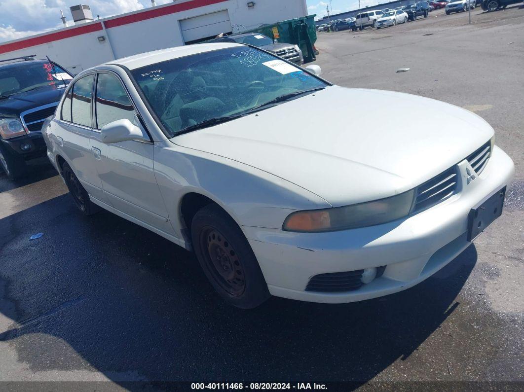 2003 MITSUBISHI GALANT ES/LS White  Gasoline 4A3AA46G03E182543 photo #1