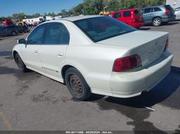 2003 MITSUBISHI GALANT ES/LS White  Gasoline 4A3AA46G03E182543 photo #4