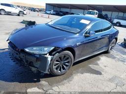 2015 TESLA MODEL S 60/70/85 Blue  Electric 5YJSA1H13FF080705 photo #3