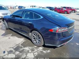 2015 TESLA MODEL S 60/70/85 Blue  Electric 5YJSA1H13FF080705 photo #4