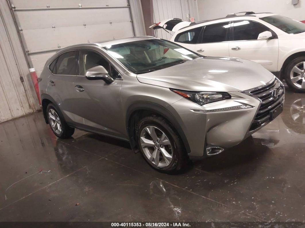 2017 LEXUS NX 200T Gray  Gasoline JTJBARBZ9H2123590 photo #1