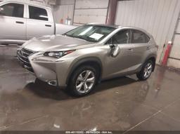 2017 LEXUS NX 200T Gray  Gasoline JTJBARBZ9H2123590 photo #3