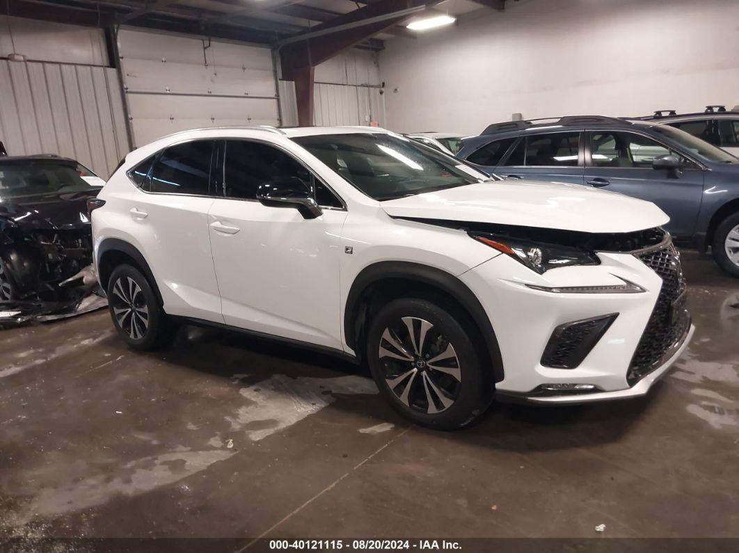 2018 LEXUS NX 300 F SPORT White  Gasoline JTJBARBZ5J2164823 photo #1