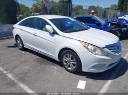 2013 HYUNDAI SONATA GLS White  Gasoline 5NPEB4AC5DH585263 photo #2