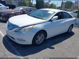 2013 HYUNDAI SONATA GLS White  Gasoline 5NPEB4AC5DH585263 photo #3