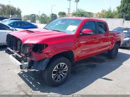 2022 TOYOTA TACOMA TRD SPORT Red  gas 3TMDZ5BNXNM123998 photo #3