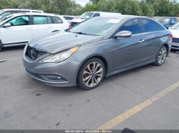 2014 HYUNDAI SONATA SE Gray  Gasoline 5NPEC4ACXEH814244 photo #3