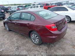 2012 HONDA CIVIC EX-L Maroon  Gasoline 19XFB2F92CE057432 photo #4