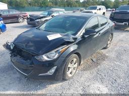 2016 HYUNDAI ELANTRA VALUE EDITION Black  Gasoline KMHDH4AE9GU484650 photo #3